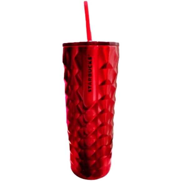 Starbucks Other - Starbucks 24 oz Red Studded Cold Cup Tumbler